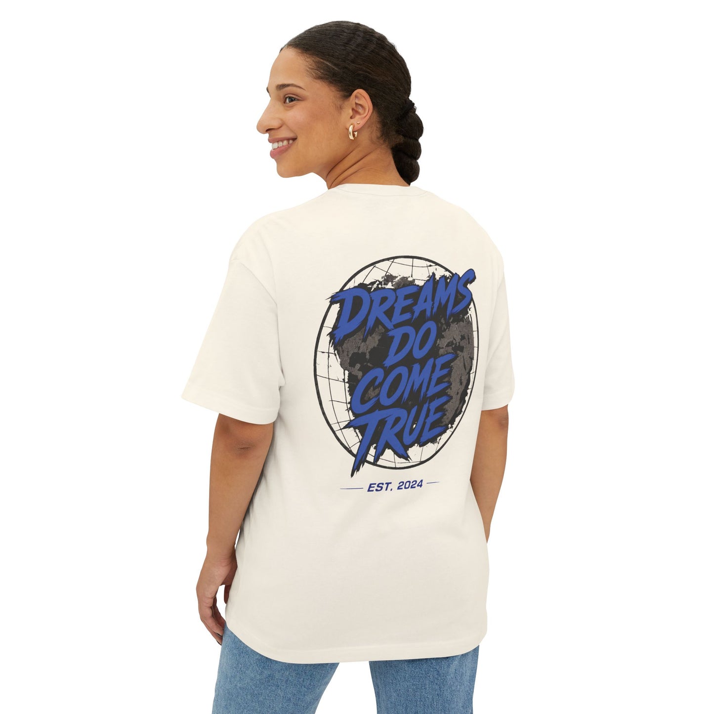 Blue Dreams Do Come True' Oversized Tee