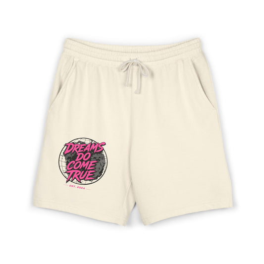 Dreams Do Come True globe graphic Shorts | Pink