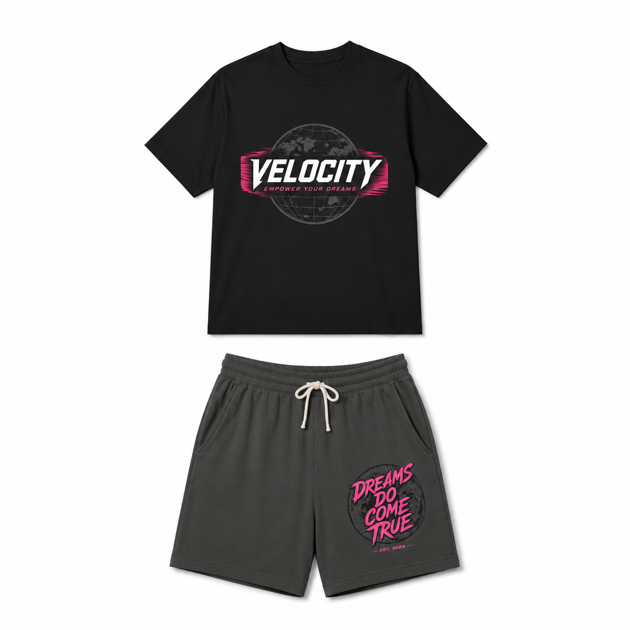 Black/pink Dreams Do Come True SET