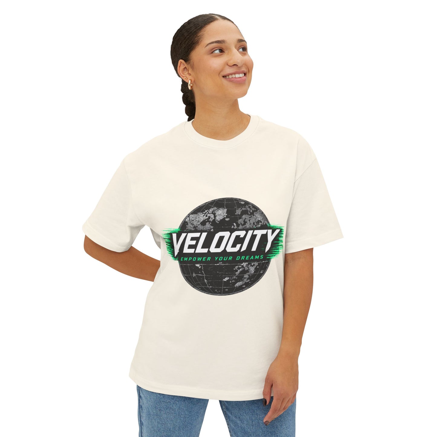 Green 'Dreams Do Come True' Oversized Tee