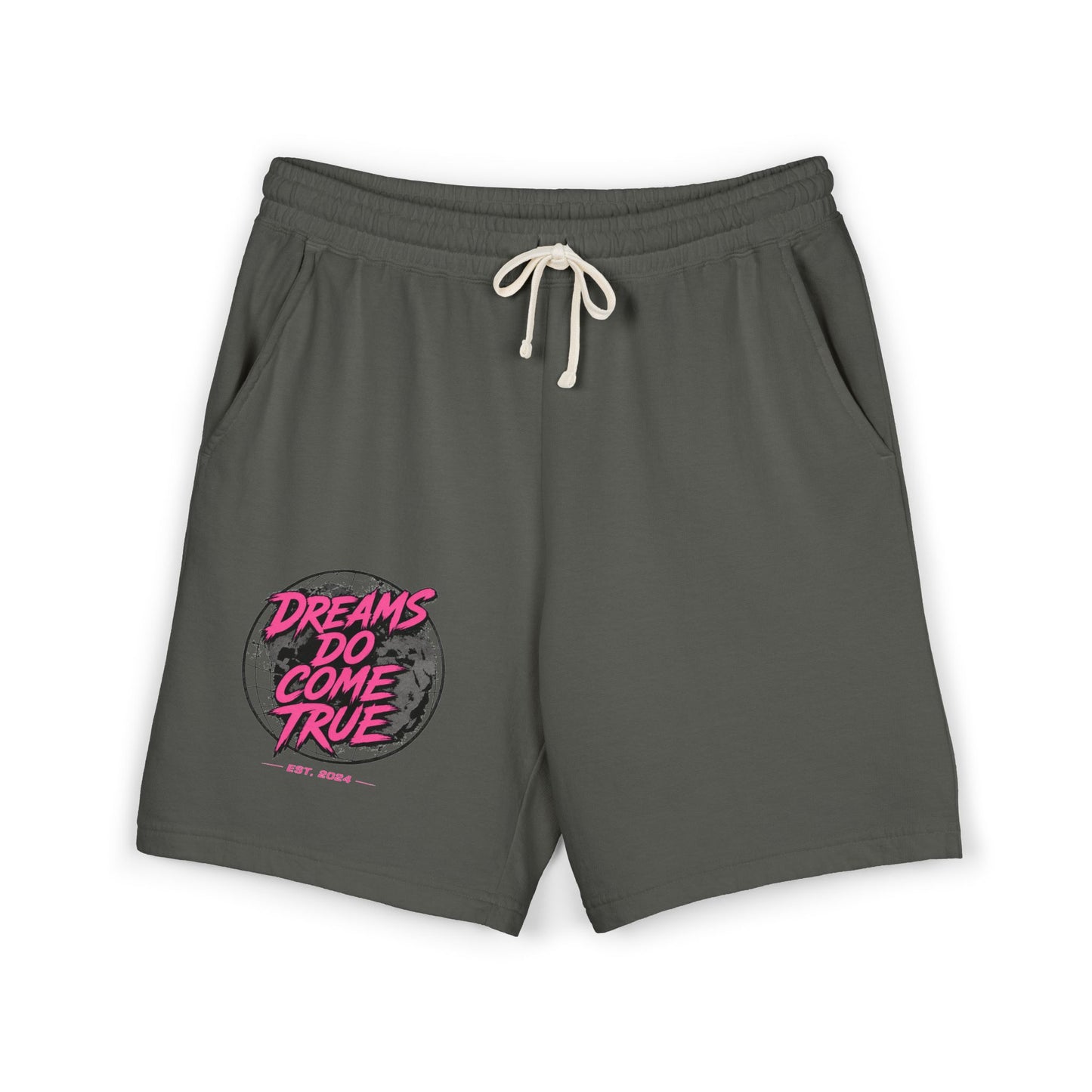 Dreams Do Come True globe graphic Shorts | Pink