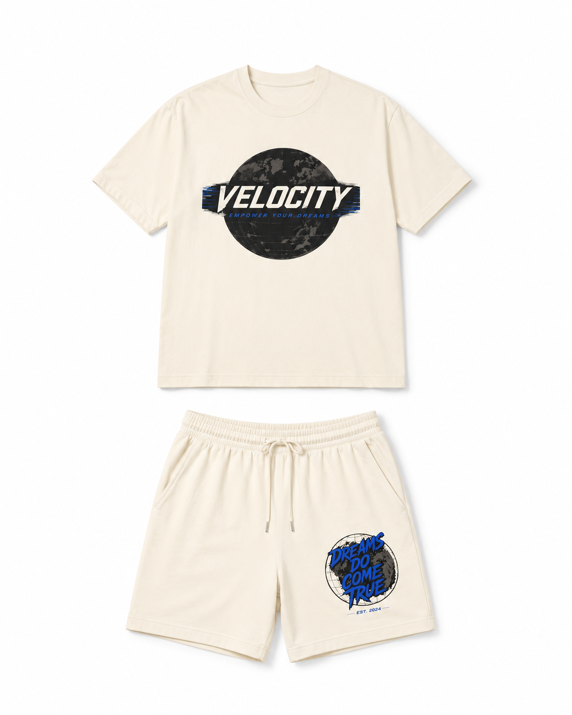 Ivory/Blue Dreams DO Come True SET