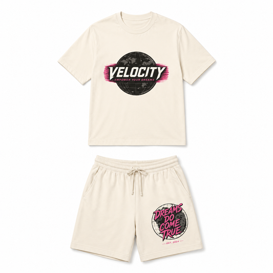 Ivory/Pink Dreams Do Come True SET